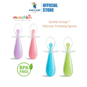 Munchkin Gentle Scoop Silicone Training Spoons 2pcs (6m )