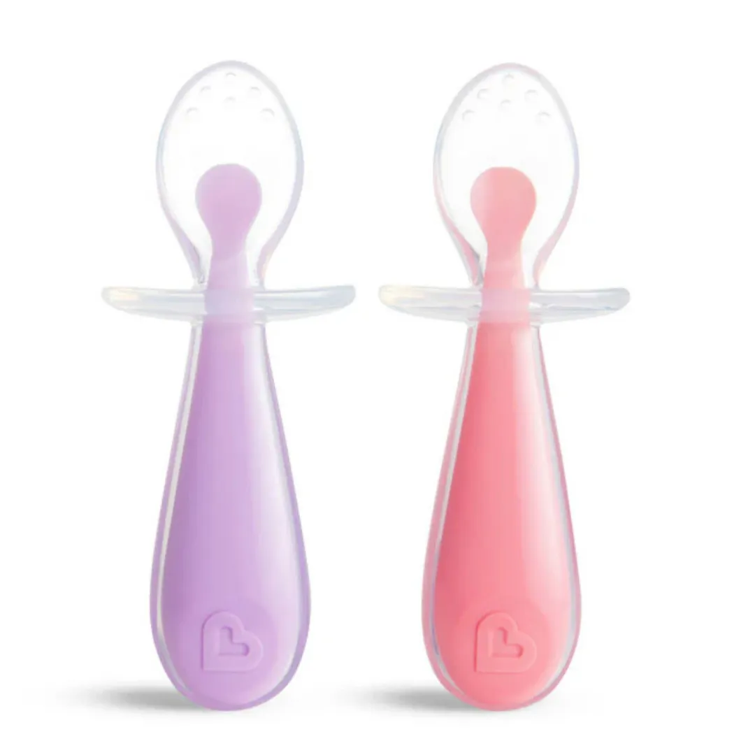 Munchkin Gentle Scoop Silicone Training Spoons 2pcs (6m )