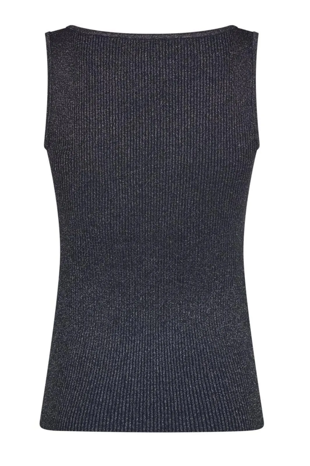 Neo Noir Talia Glitter Knit Top Midnight Blue