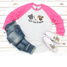 New Cleft Pup Brigade - Raglan Tee