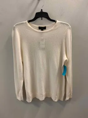 NWT CHARTER CLUB PLUS SIZES Size 0X Cream Cashmere SWEATER Sweater