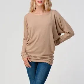 Oatmeal Long Sleeve Sweater