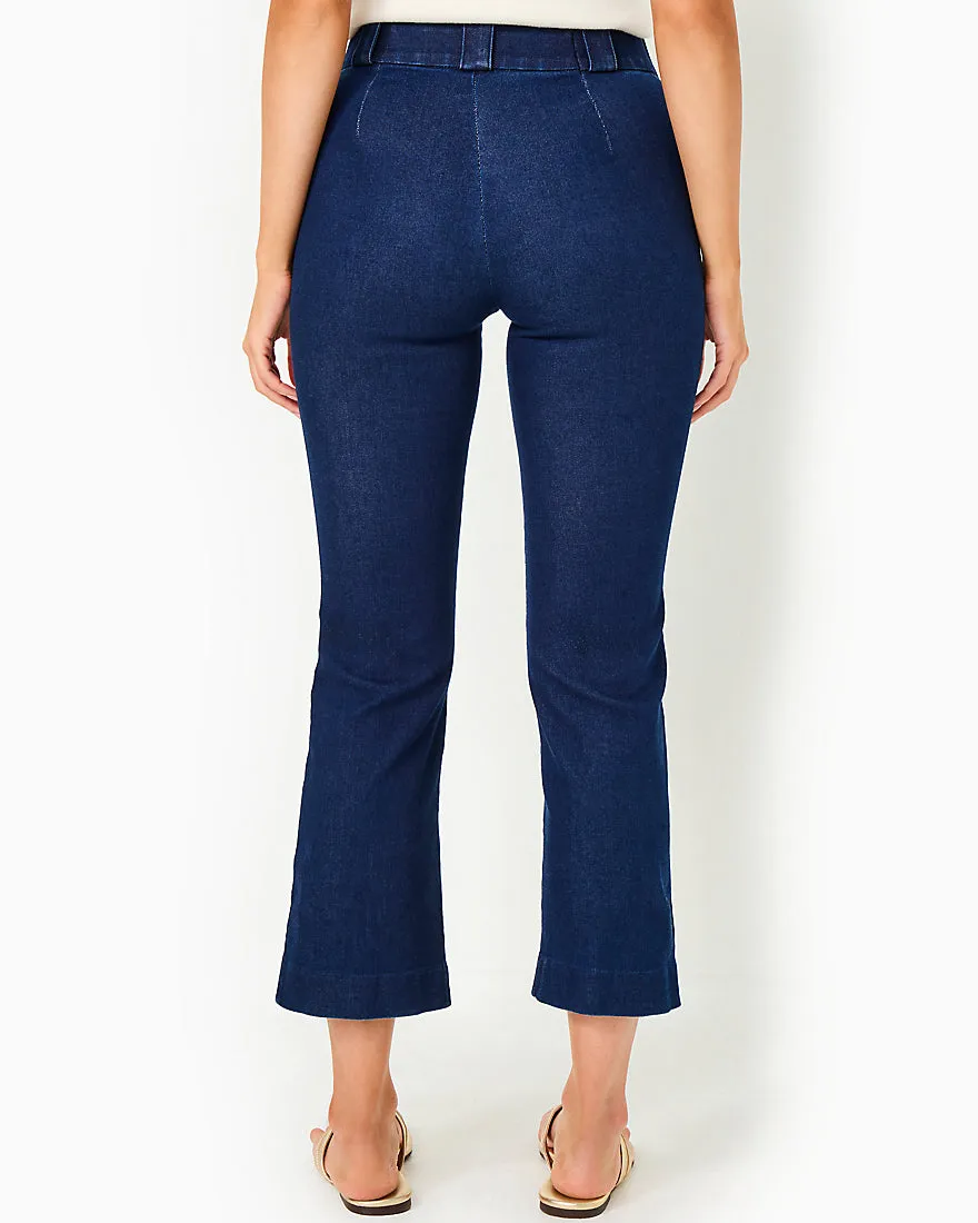 Parrish High Rise Crop Flare Pant