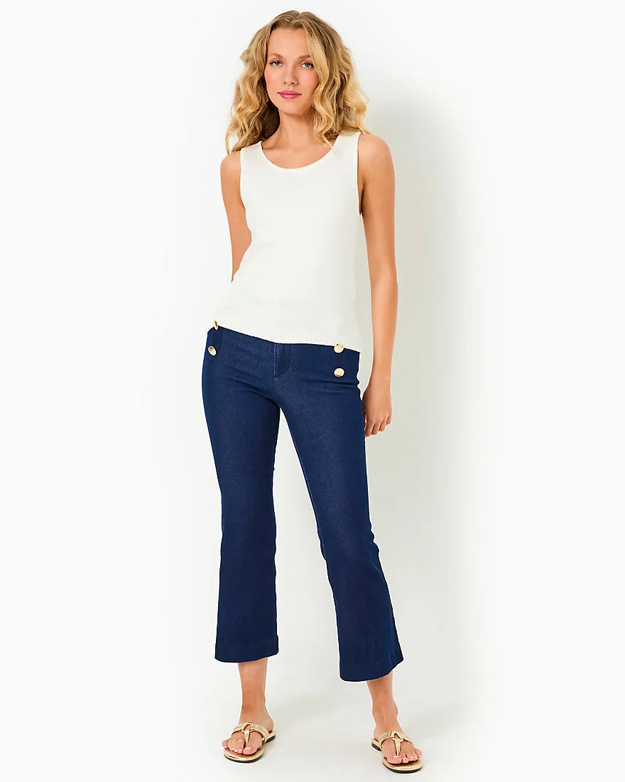 Parrish High Rise Crop Flare Pant