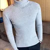 Plus Size Men's Clothing Men's Knitwear Autumn and Winter New High-necked Shirts men Sweaters