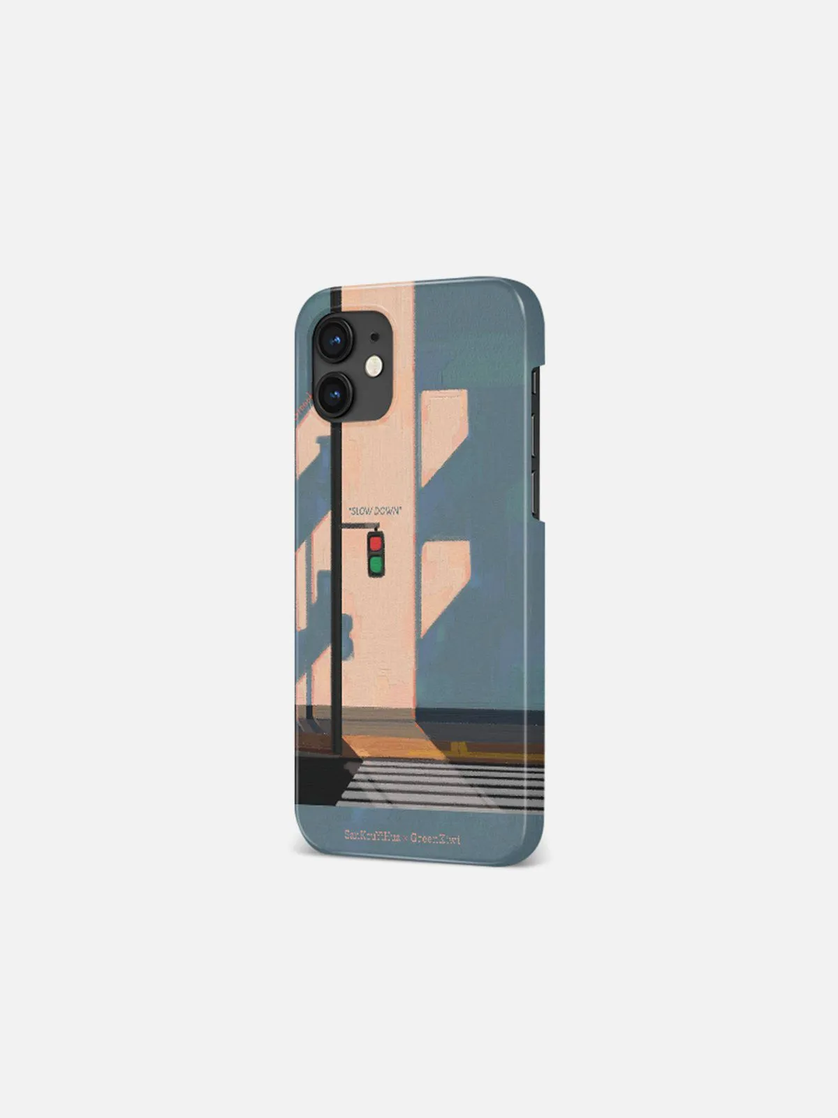 "Pedestrian Intersection" iPhone Case