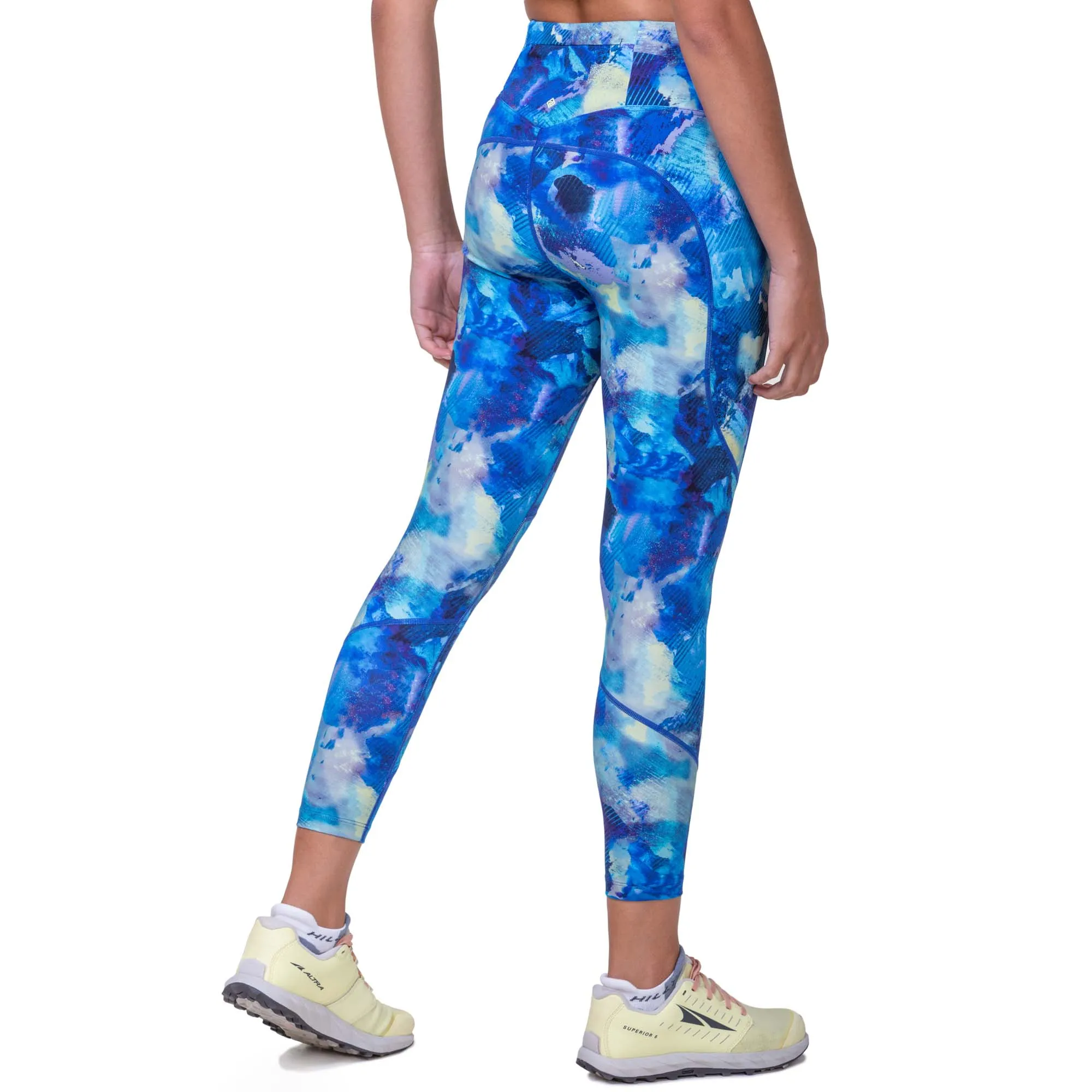 Ronhill | Women's Tech Crop Tight - Blue Summer Haze