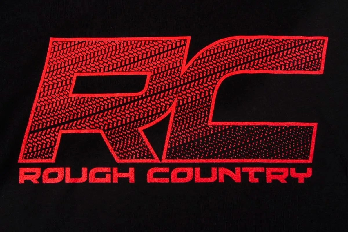 Rough Country T-Shirt - Pattern - Black - 3XL