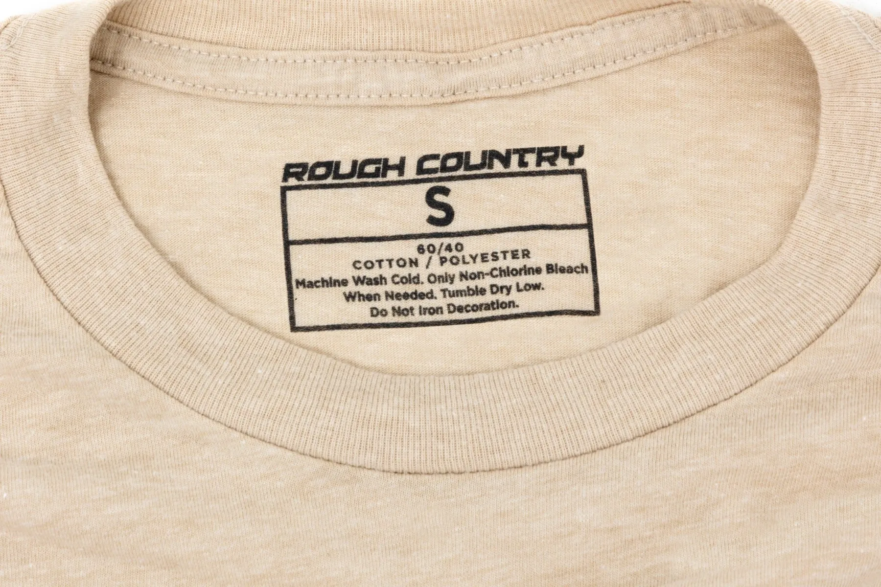 Rough Country T-Shirt - Throwback - Cream - 2XL