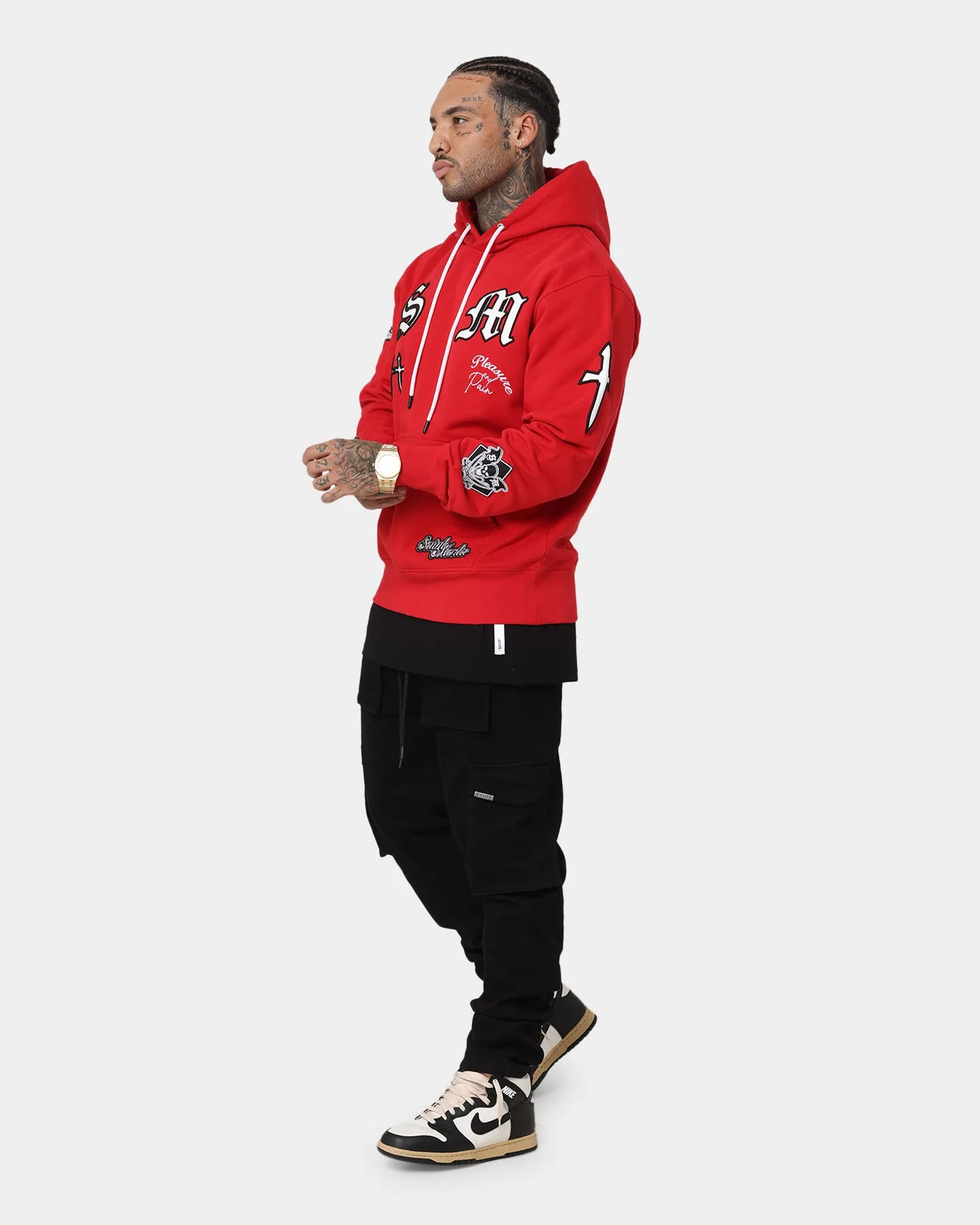 Saint Morta Graveyard Hoodie Red