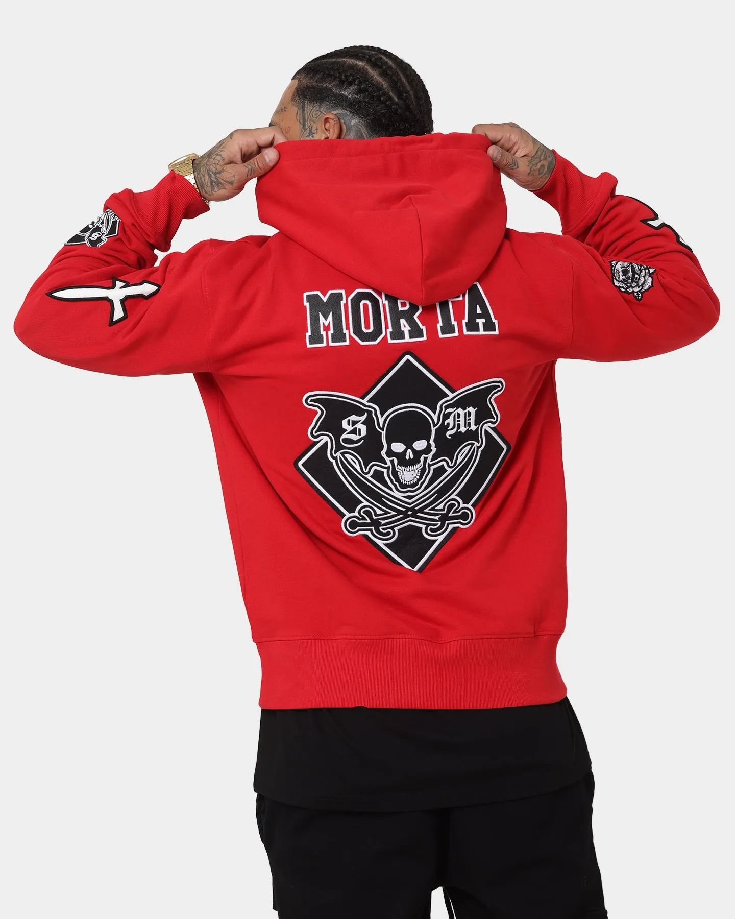 Saint Morta Graveyard Hoodie Red