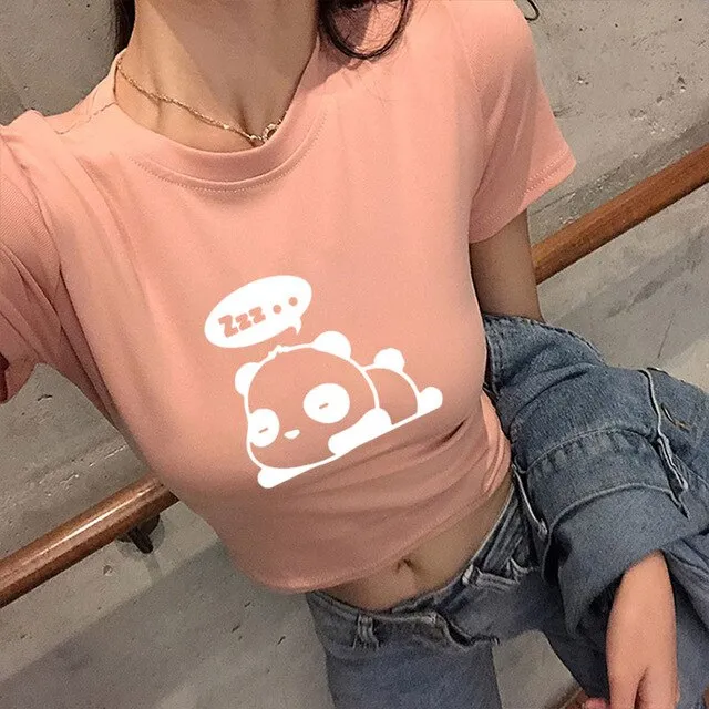 Sexy Panda Crop Top