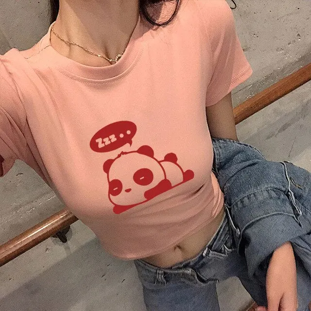 Sexy Panda Crop Top