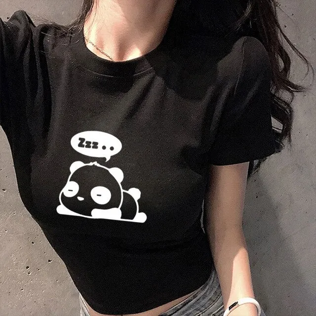 Sexy Panda Crop Top