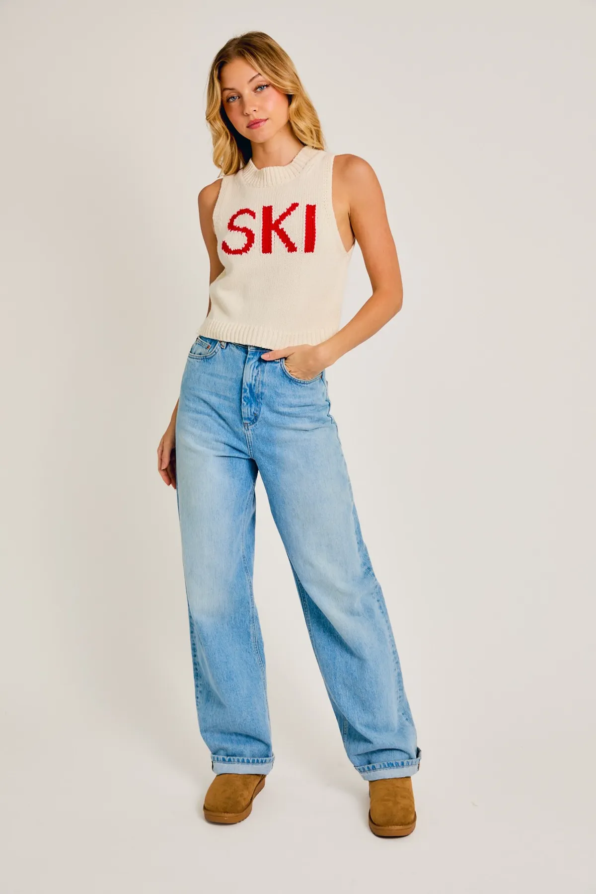 SKI Sleeveless Sweater