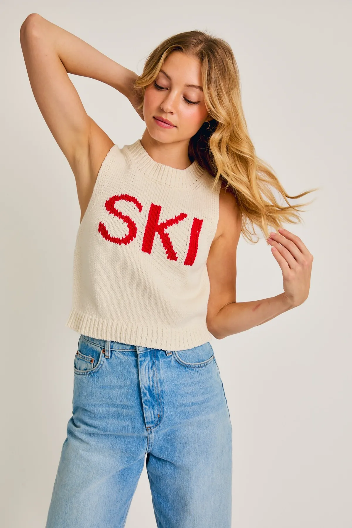 SKI Sleeveless Sweater