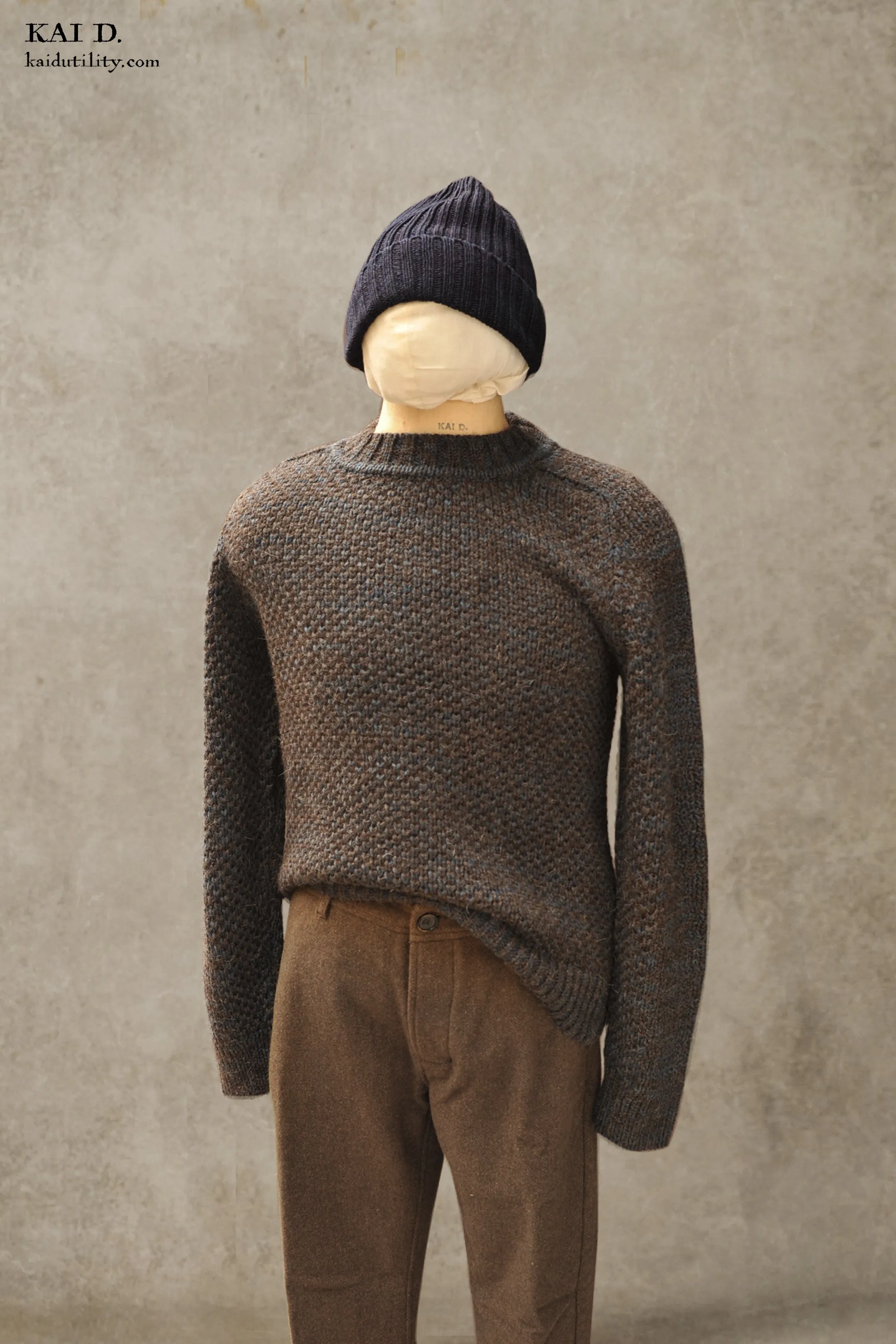 Spencer Thermal Sweater - Undyed Black - 2(M)