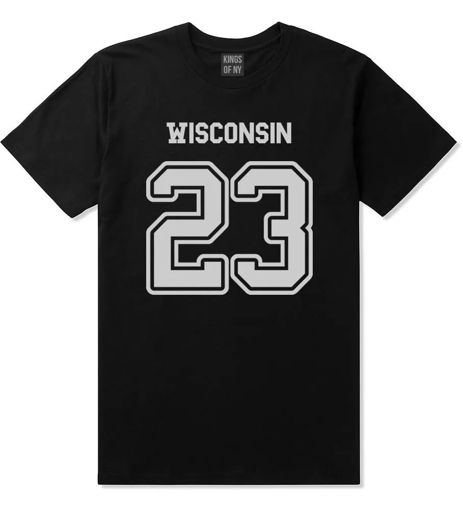 Sport Style Wisconsin 23 Team State Jersey Mens T-Shirt