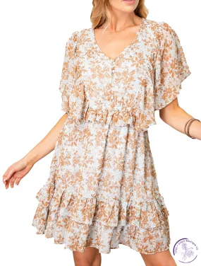 Spring Breeze Ruffle Dress