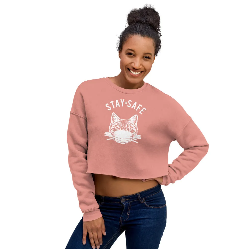 Stay Safe Crop Sweatshirt