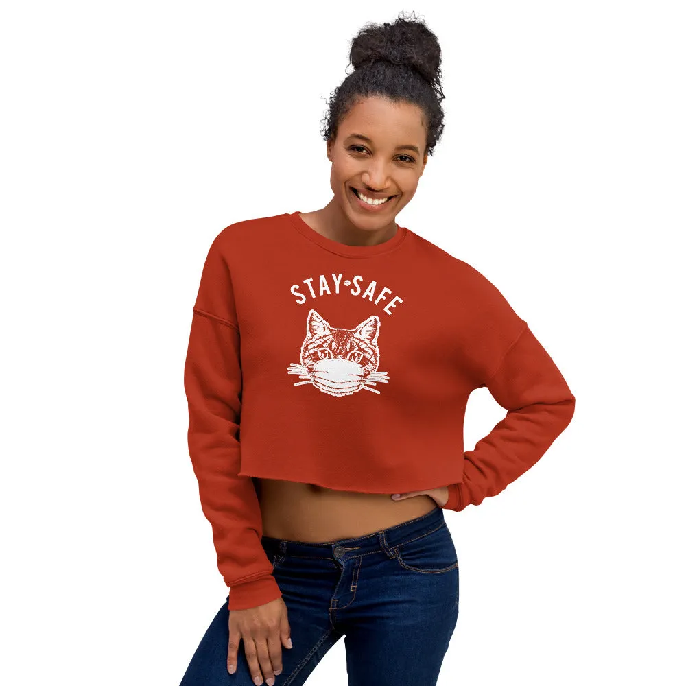 Stay Safe Crop Sweatshirt