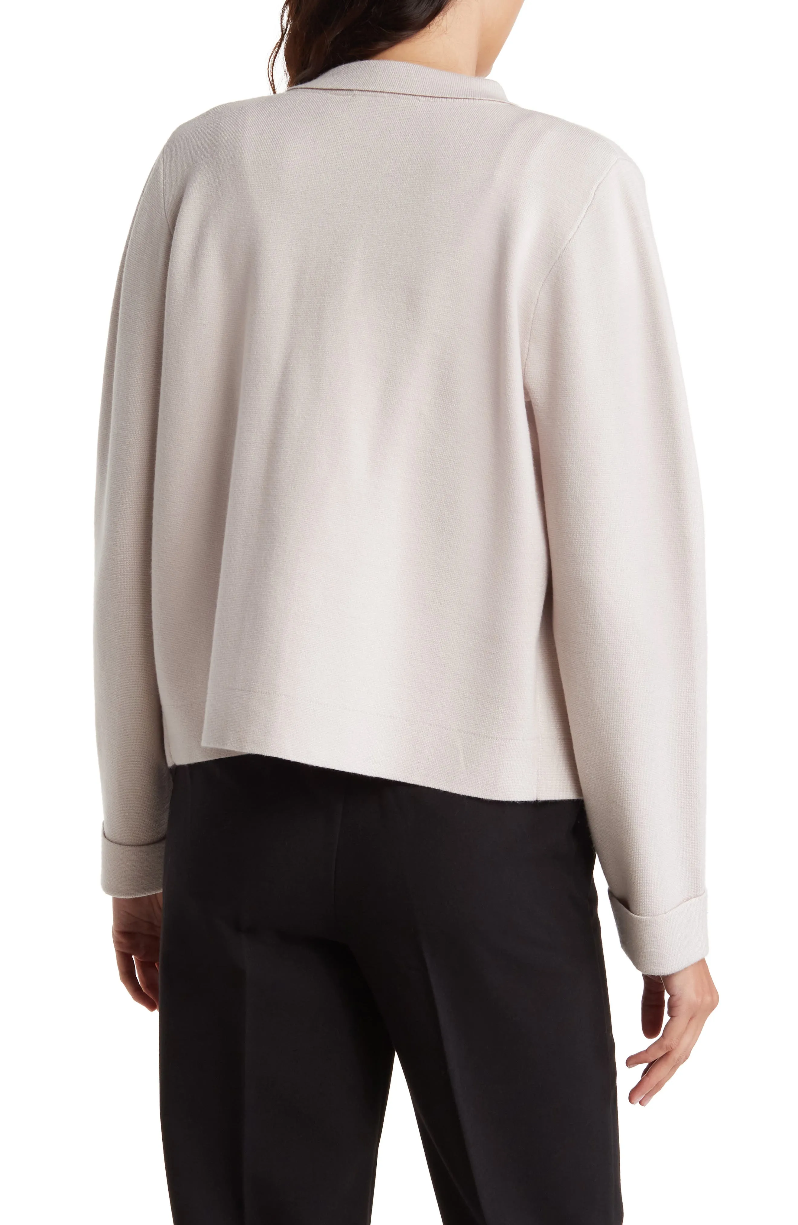 T Tahari Sweater Crop Jacket