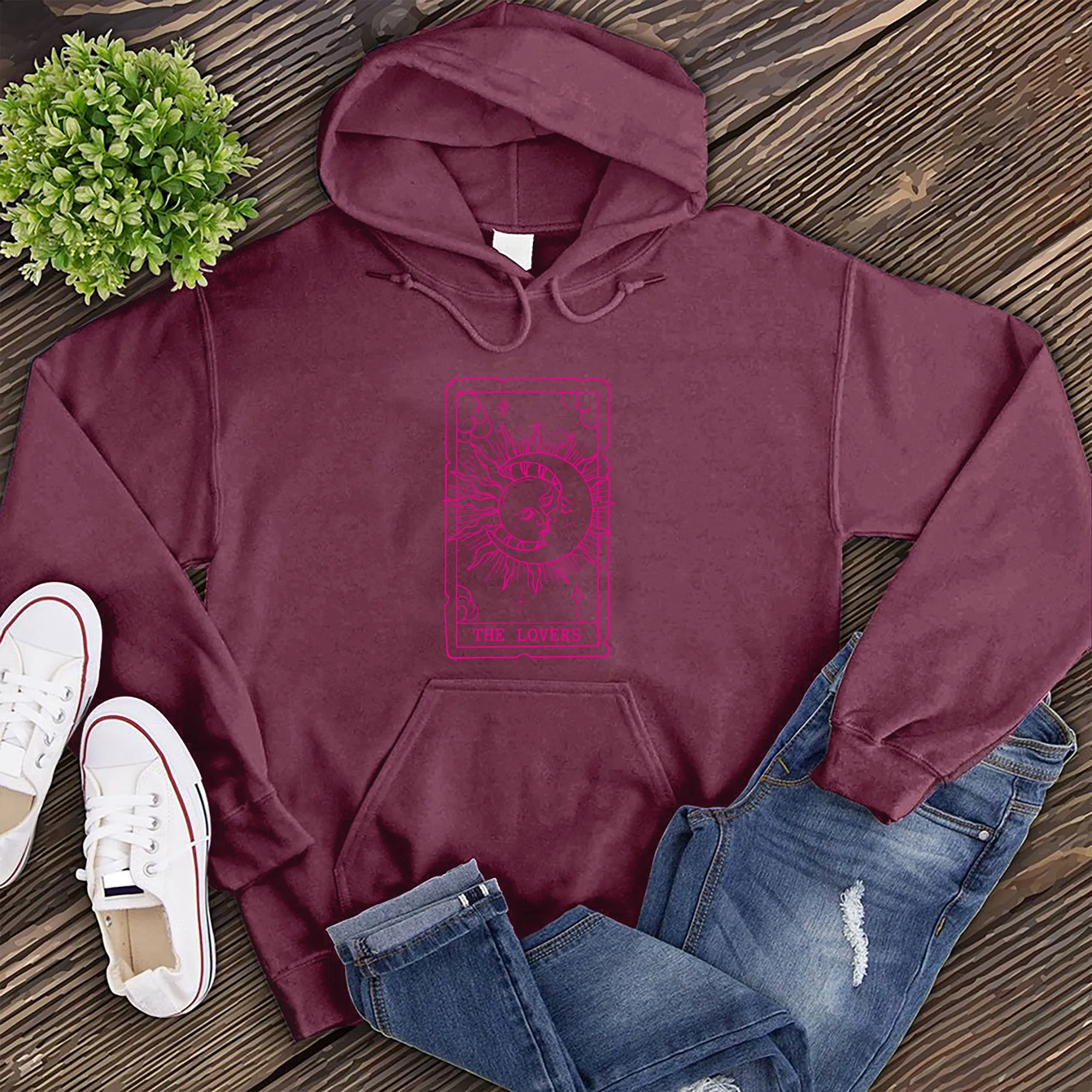 The Lovers Tarot Card Hoodie