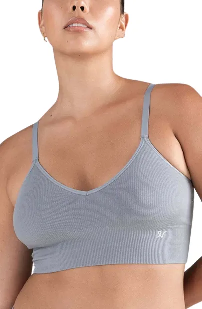 The TENCEL™ Seamless Bralette Storm Grey