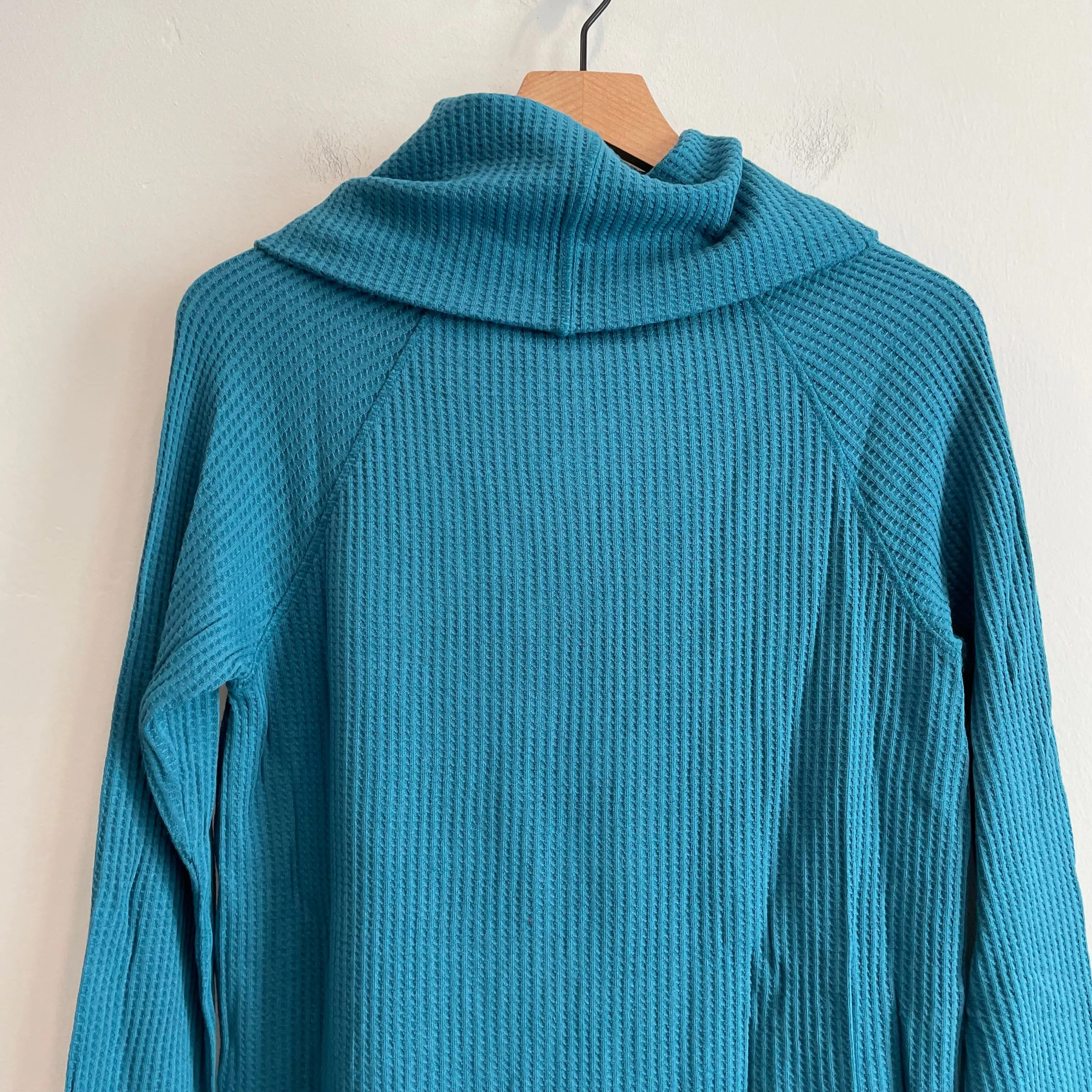 Thermal Cowl Neck Sweater