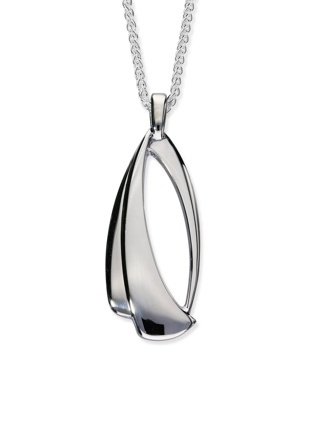 Trendy Twirls Silver Pendant P1101