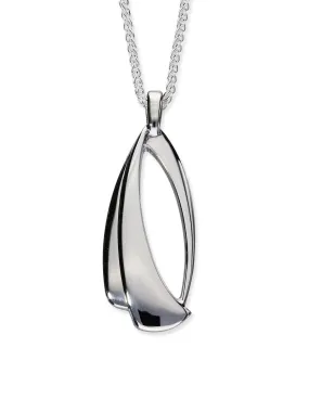 Trendy Twirls Silver Pendant P1101