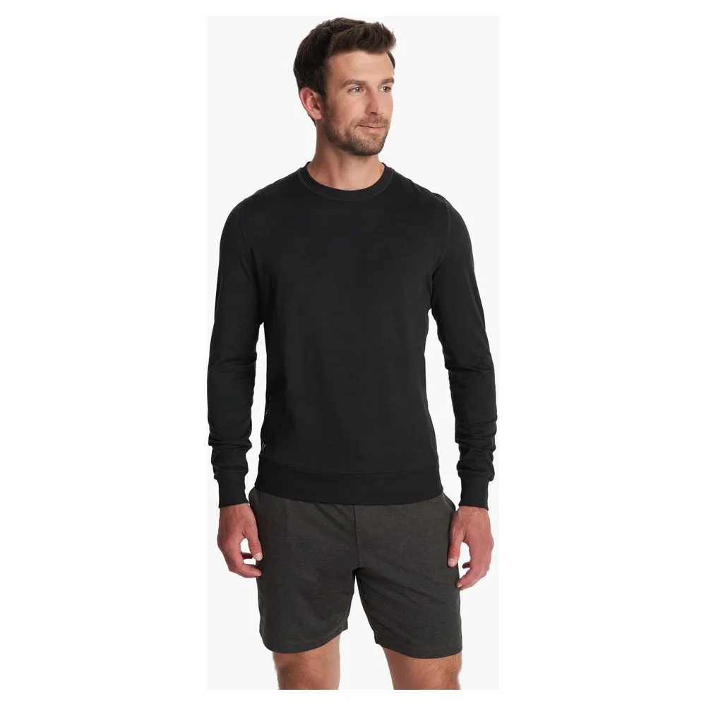 Vuori Men's Ponto Performance Crew in Black