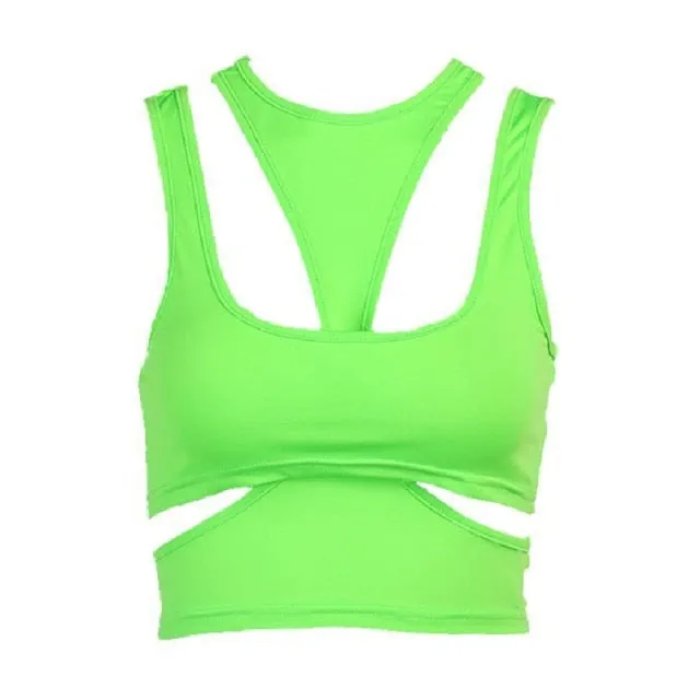 Women's Cut Out Crop Top | Summer Cut Out Top | Sexy Cut Out 2 Piece Crop Tops | Women Summer Top | Two Piece Crop Top | Sexy Women Clothing