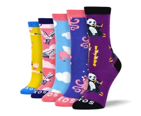 Women's Trendy Animal Sock Bundle