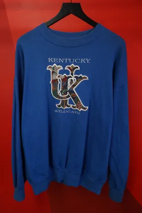 (XL) Vtg University of Kentucky Embroidered Paisley Crewneck