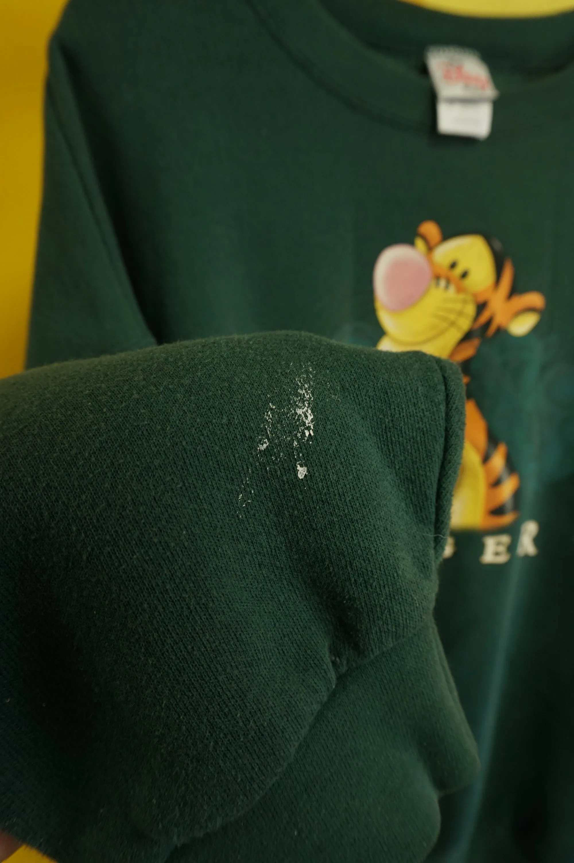 (XXL) Forest Green Vtg Tigger Crewneck